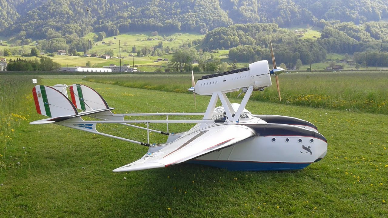 Savoia Marchetti S.55 X scale 1:6 maiden flight