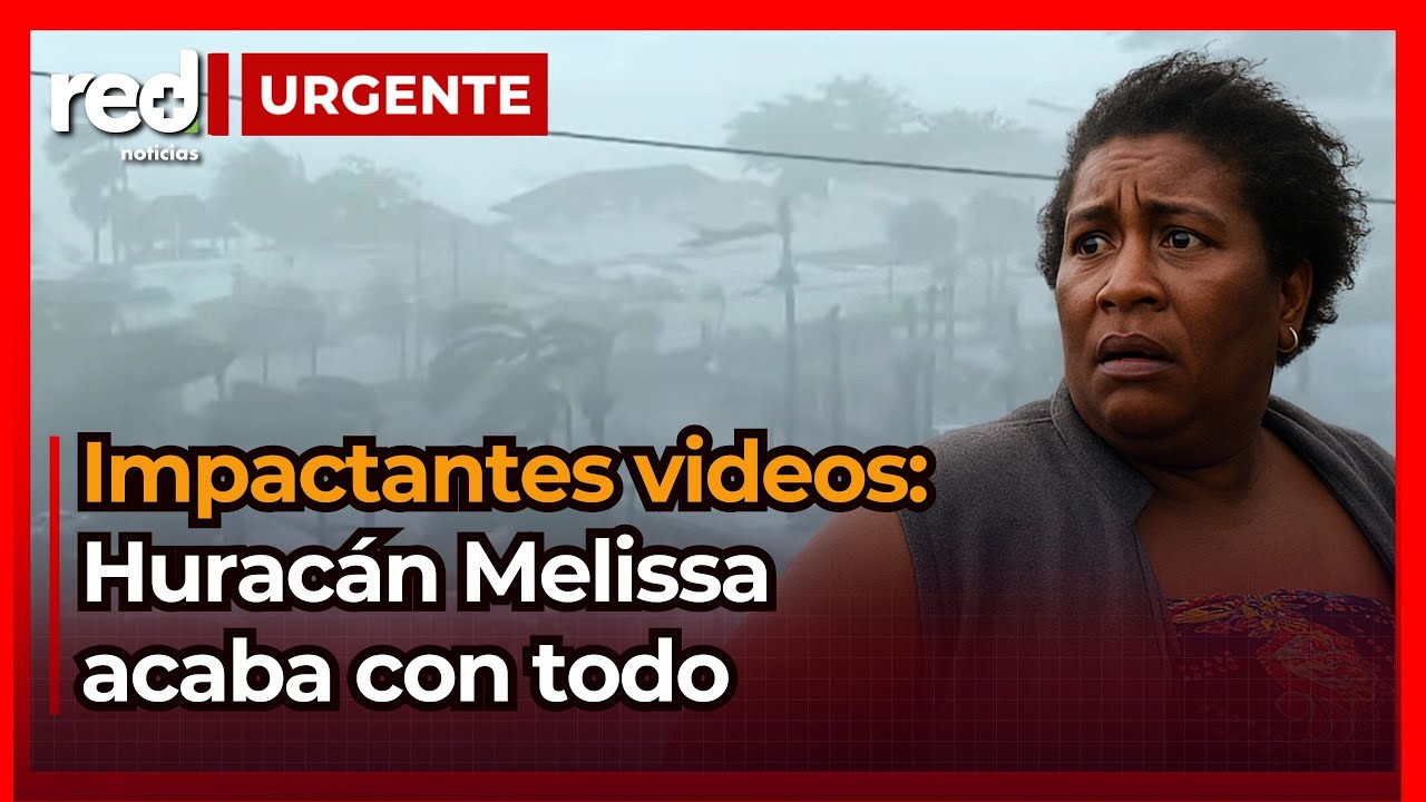 🚨ALARMANTES VIDEOS: Huracán Melissa acaba con todo en Jamaica, define su trayectoria y alerta a Cuba