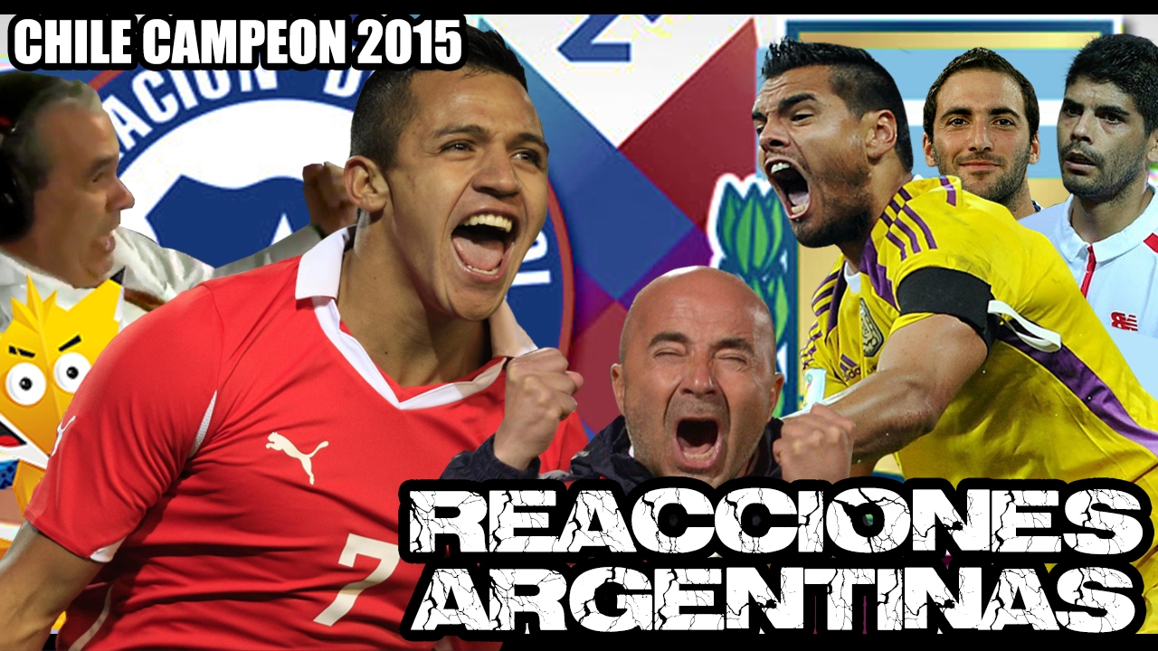 Compilado: Reacciones argentinas - Final Copa América 2015