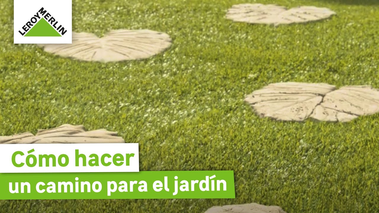 Cómo hacer un camino en forma de hojas para el jardín | LEROY MERLIN