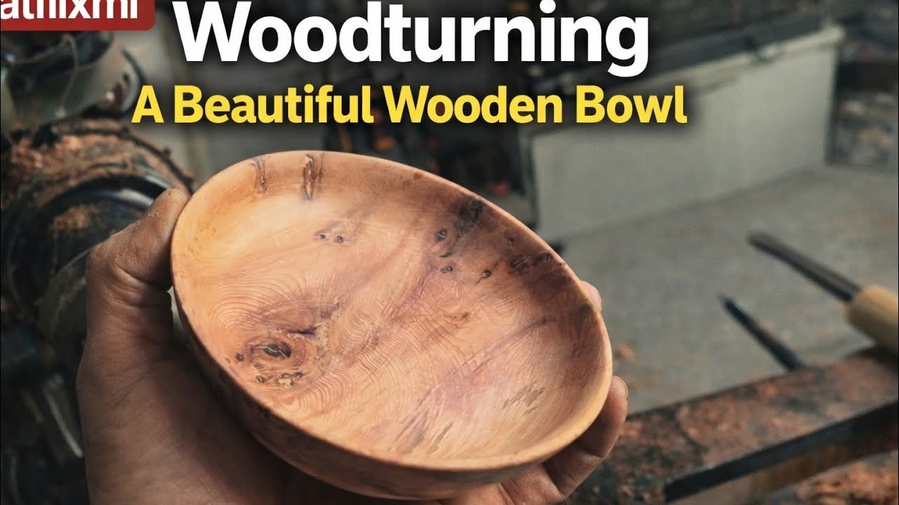 Satisfying Woodturning | From Raw Wood to Beautiful Bowl