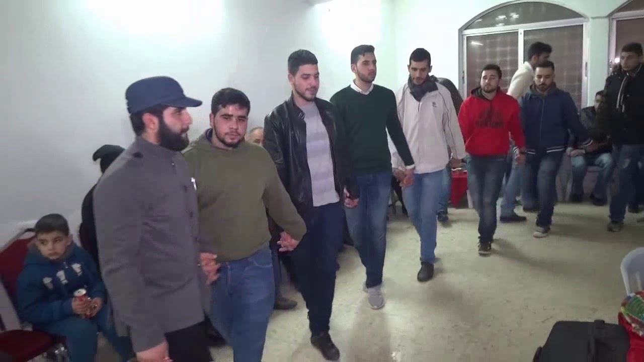 من دبكات الأردن في إربد