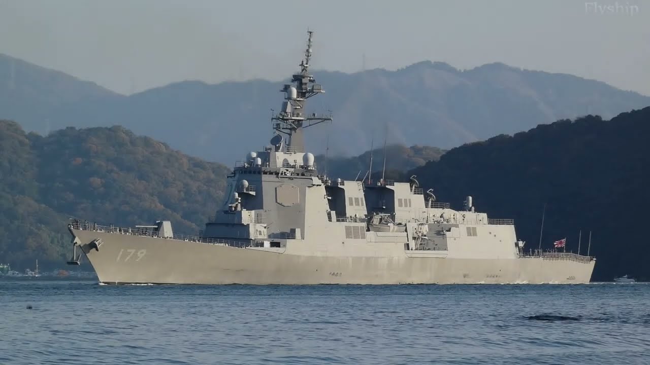 Navy Ship Aegis warship 舞鶴 航行 イージス艦 まや DDG 179 海上自衛隊 新鋭 護衛艦