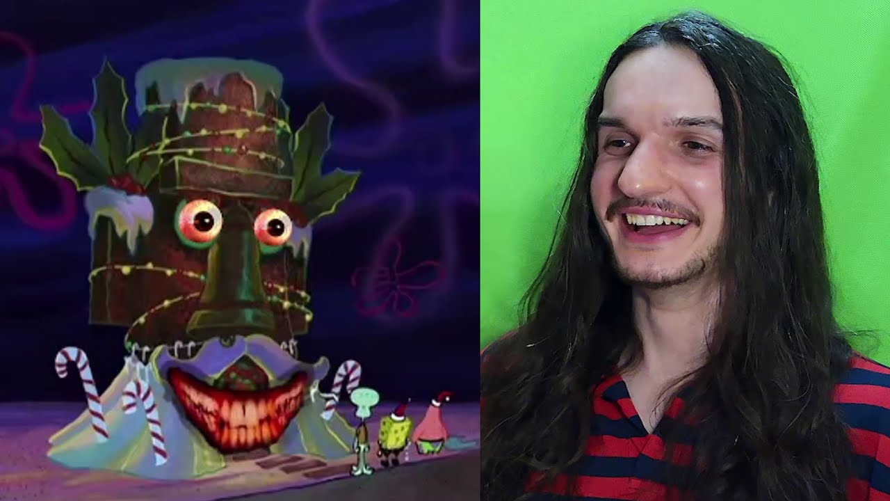 WRZ 100 reacts to [YTP] Spongebob and the Christmas Creature
