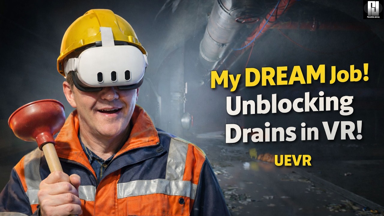 Drain Sim в VR с UEVR — одна из самых реалистичных (Unreal Engine) визуализаций воды в играх!