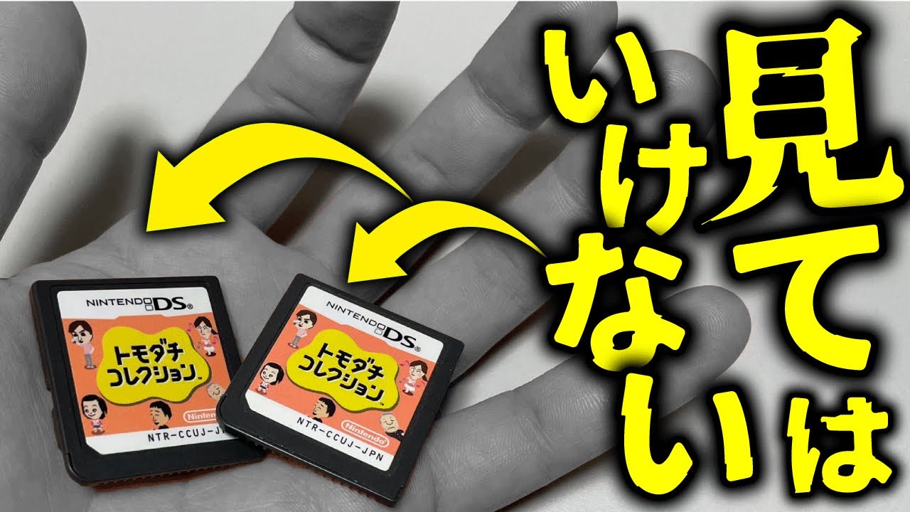 中古でセット売りしていた「2本のトモダチコレクション」が見てはいけないデータだった