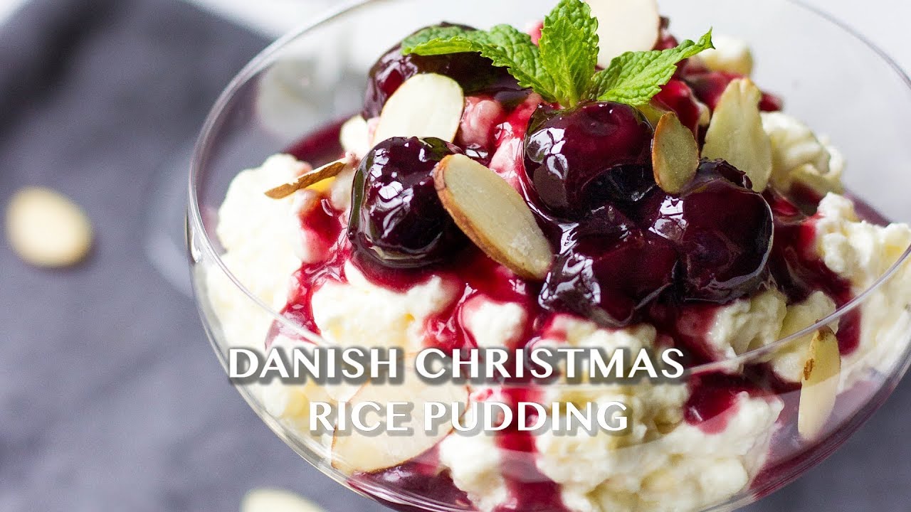 DANISH CHRISTMAS RICE PUDDING (RISALAMANDE)