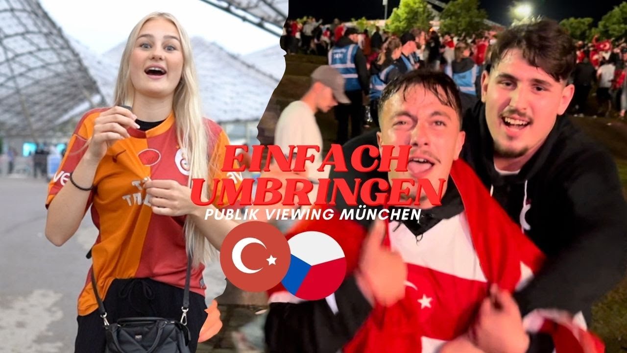 Türkei - Tschechien | STIMMUNG ist CRAZY Stadionvlog (Publik Viewing München)
