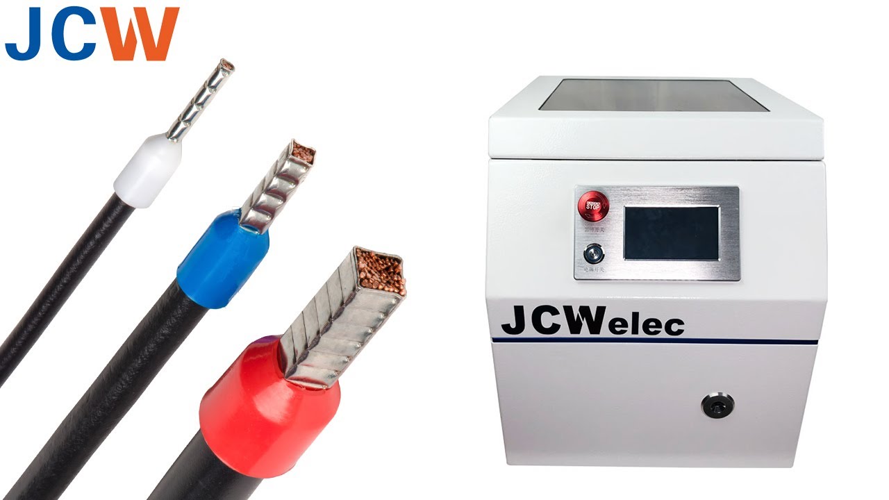 Loose Bootlace Ferrule Crimper (JCW-F1)丨Ferrule Crimping Machine丨Electric Pneumatic Crimping Machine