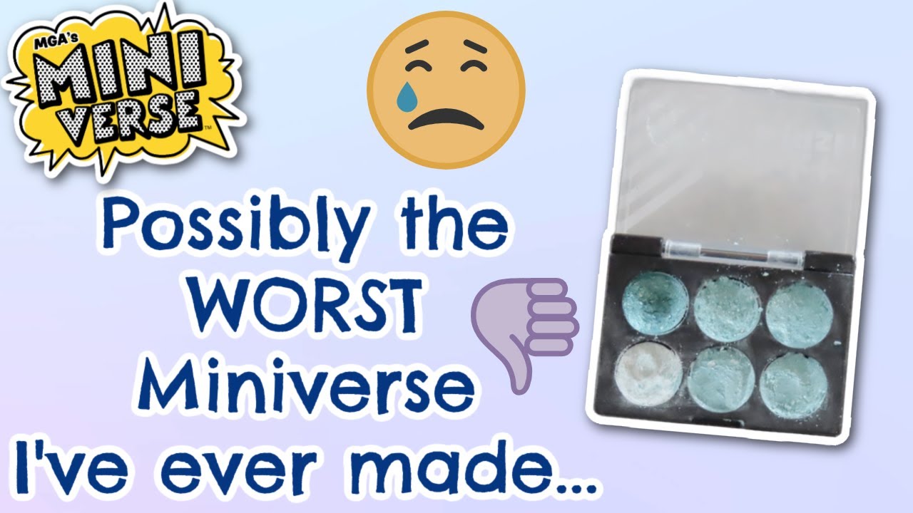 Miniverse Make it Mini Makeup - THE EYESHADOW IS THE WORST!!