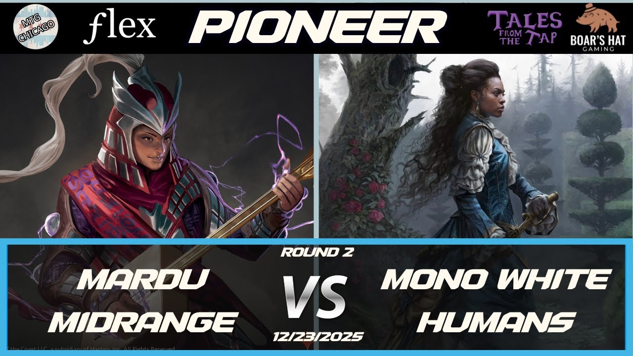 Mardu Midrange VS Mono White Humans   [MTG Pioneer Round 2]