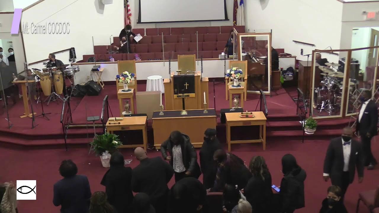 Home Going Service for Elder William Richardson at Mt Carmel COCDOC