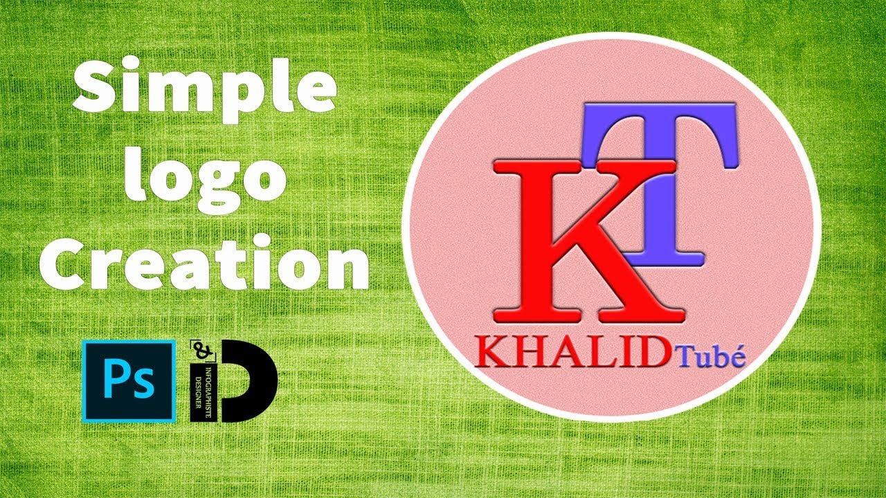 Photoshop tutorial: How to creat a simple logo to your channel youtube