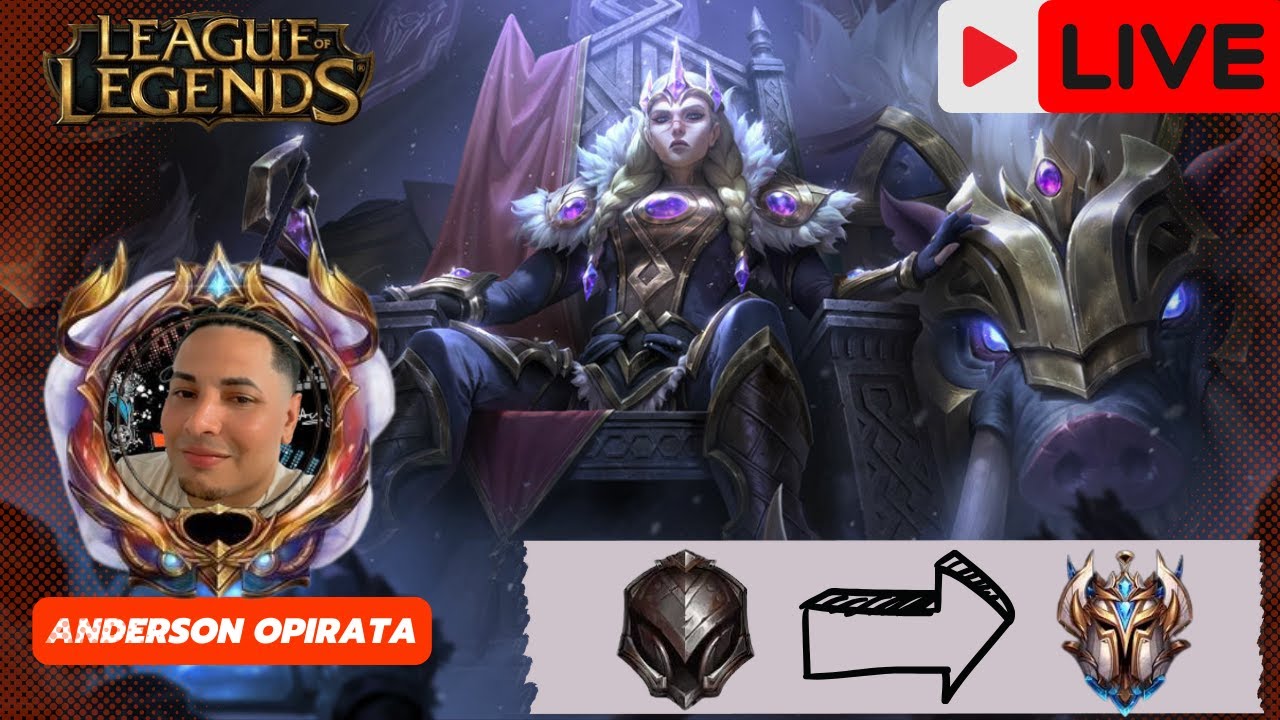 🔴 Do Ferro ao Desafiante: A Miss&atilde;o &Eacute; Chegar ao Topo no LoL