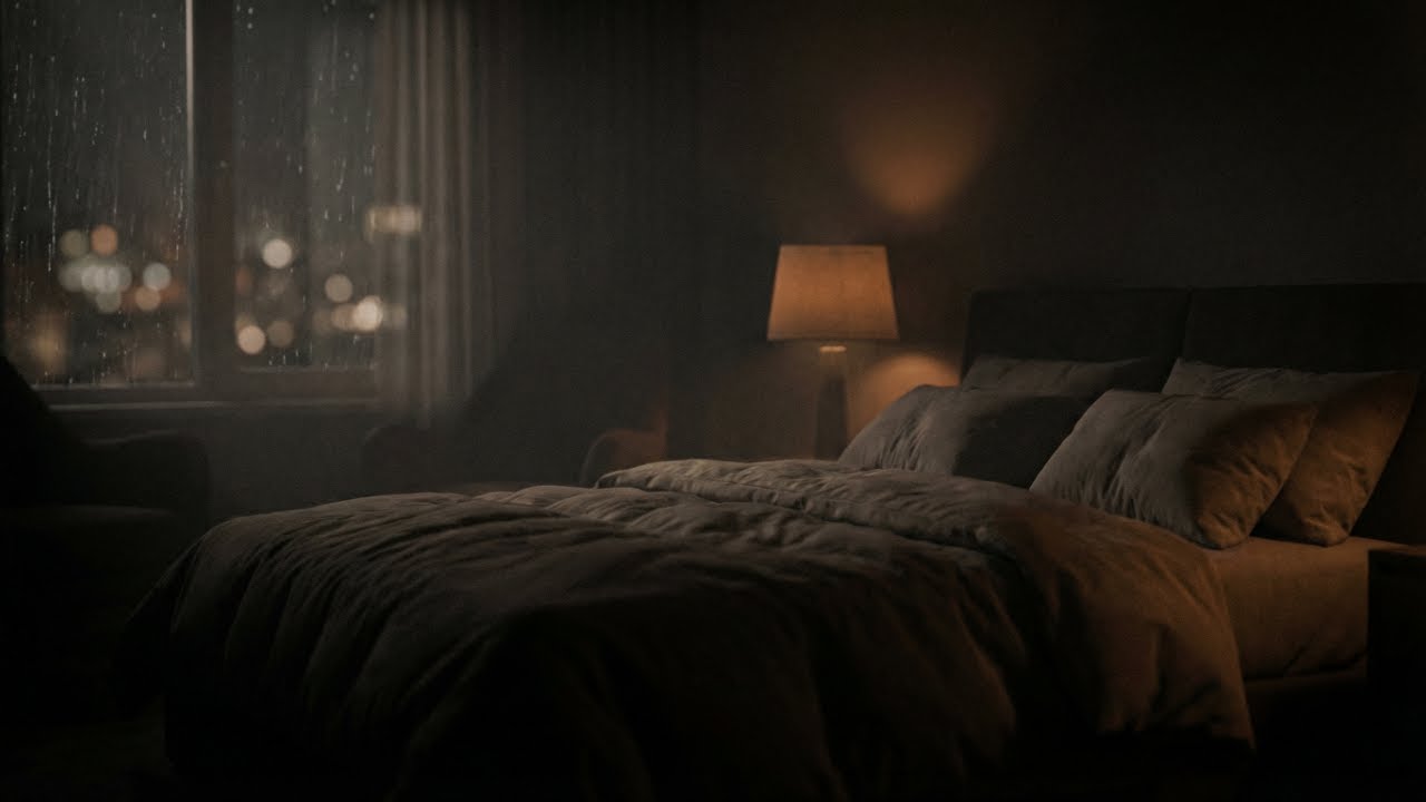 Ad-Free Rain Sounds for Sleep — Gentle Rain in a Quiet Night (ASMR Rain Sounds)