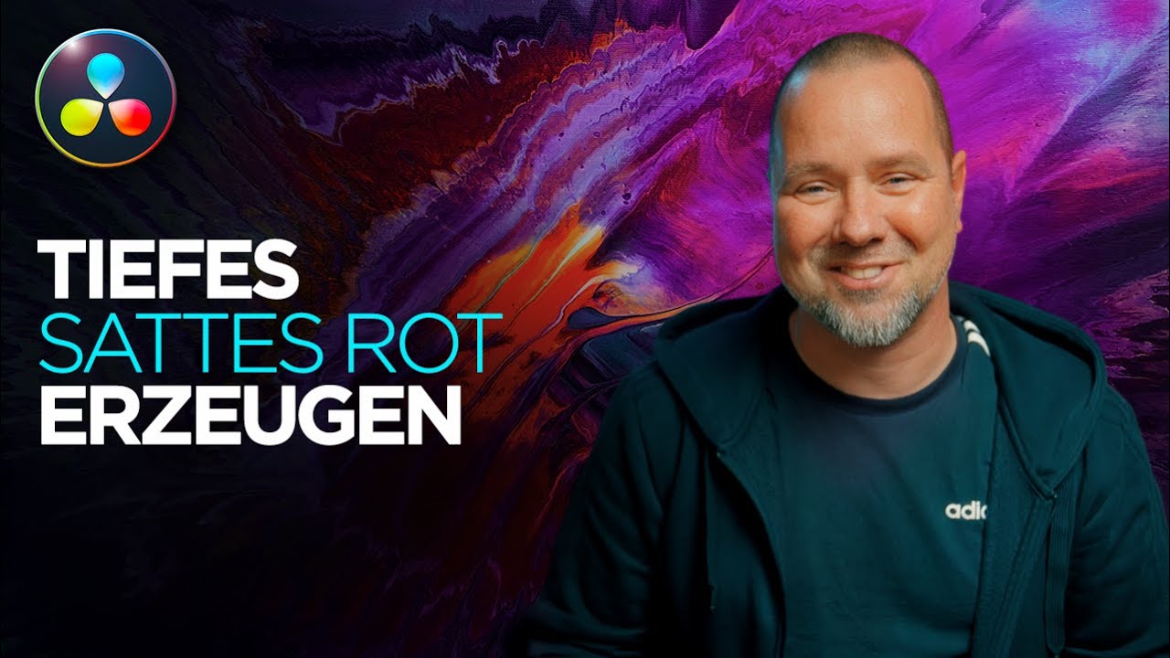 Tiefes Sattes Rot - DaVinci Resolve 17 Color Grading Tutorial