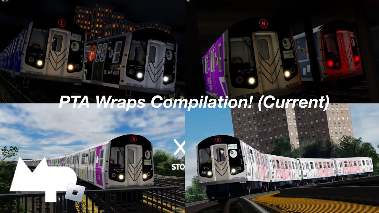 Roblox PTA Subway - (Current) PTA Train wraps Compilation