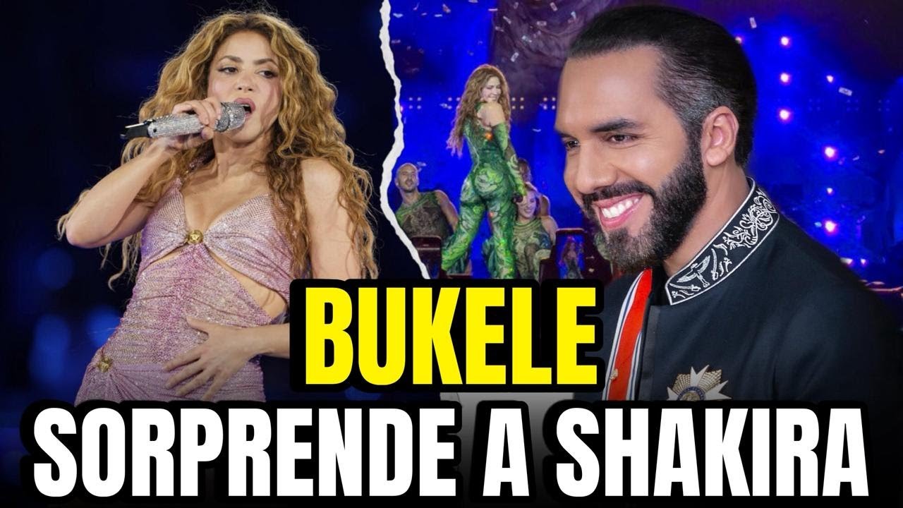 Bukele SORPRENDE a Shakira con este REGALO y asi EXPLOTÓ en CONCIERTO🤯