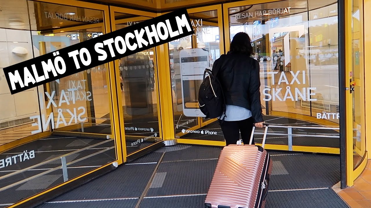FLYING TO STOCKHOLM FROM MALMÖ I TRAVEL DAY VLOG