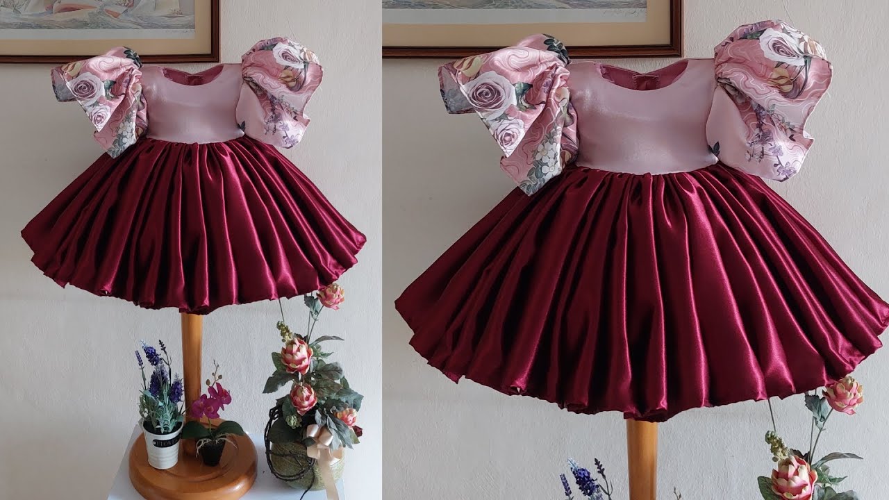 Cutting and stitching baby frock/baby frock desing /how to cutting and stitching baby dress