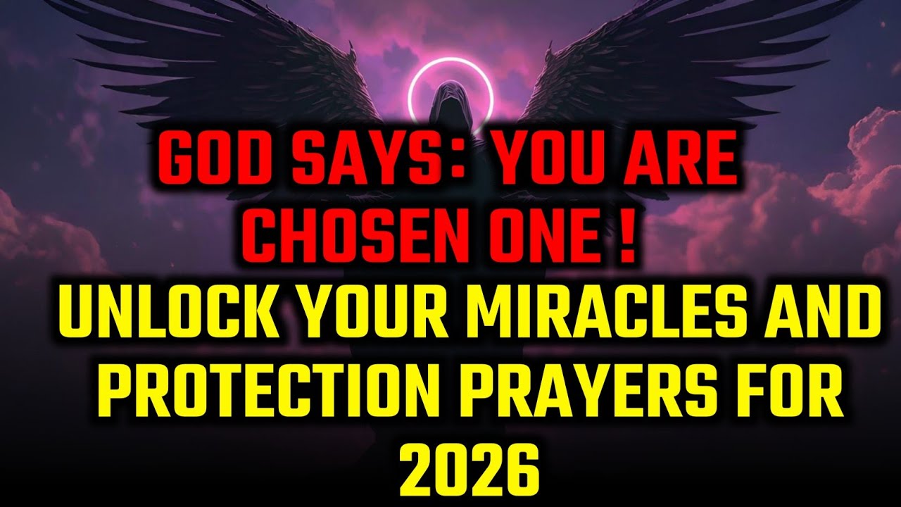 ✝️GOD SAYS: YOU ARE CHOSEN– UNLOCK YOUR MIRACLES AND PROTECTION PRAYERS FOR 2026 #usa #divinepromise
