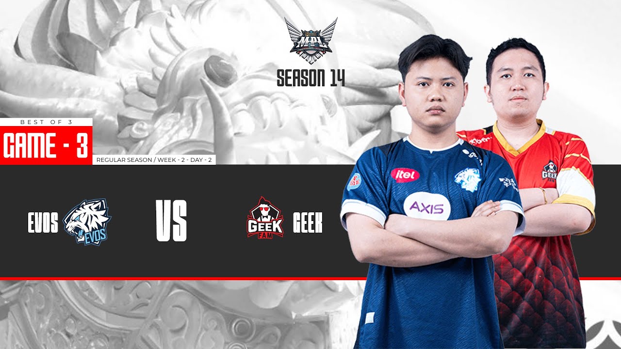 [Game - 3] EVOS GLORY vs GEEK FAM | MPL ID S14