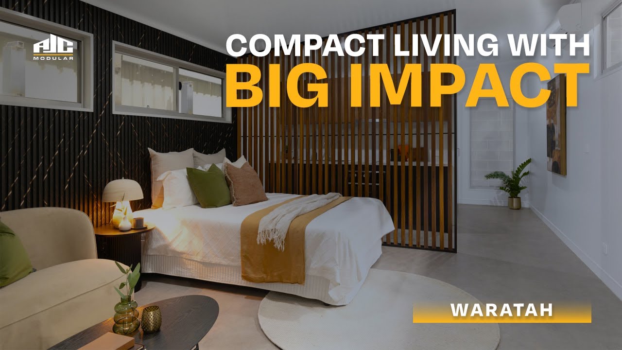 Modern Modular Living | Tour The Waratah – 1 Bedroom Granny Flat with Covered Alfresco