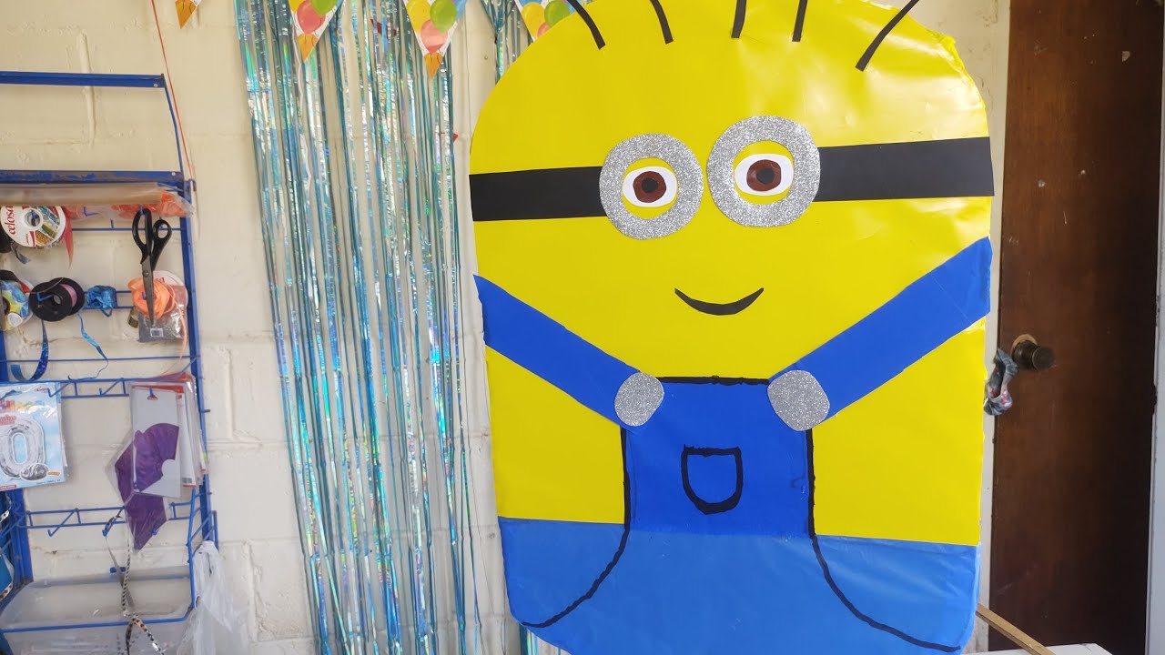 piñata rápida y fácil de Minions 💙El García ✨#video #parati #viral #mexico #sinaloa #tutorial