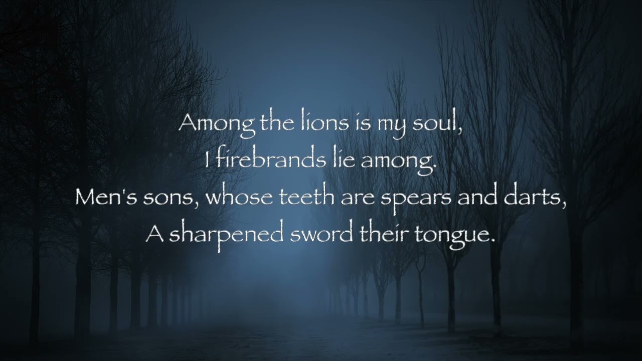Psalm 57 (w/lyrics) female voice