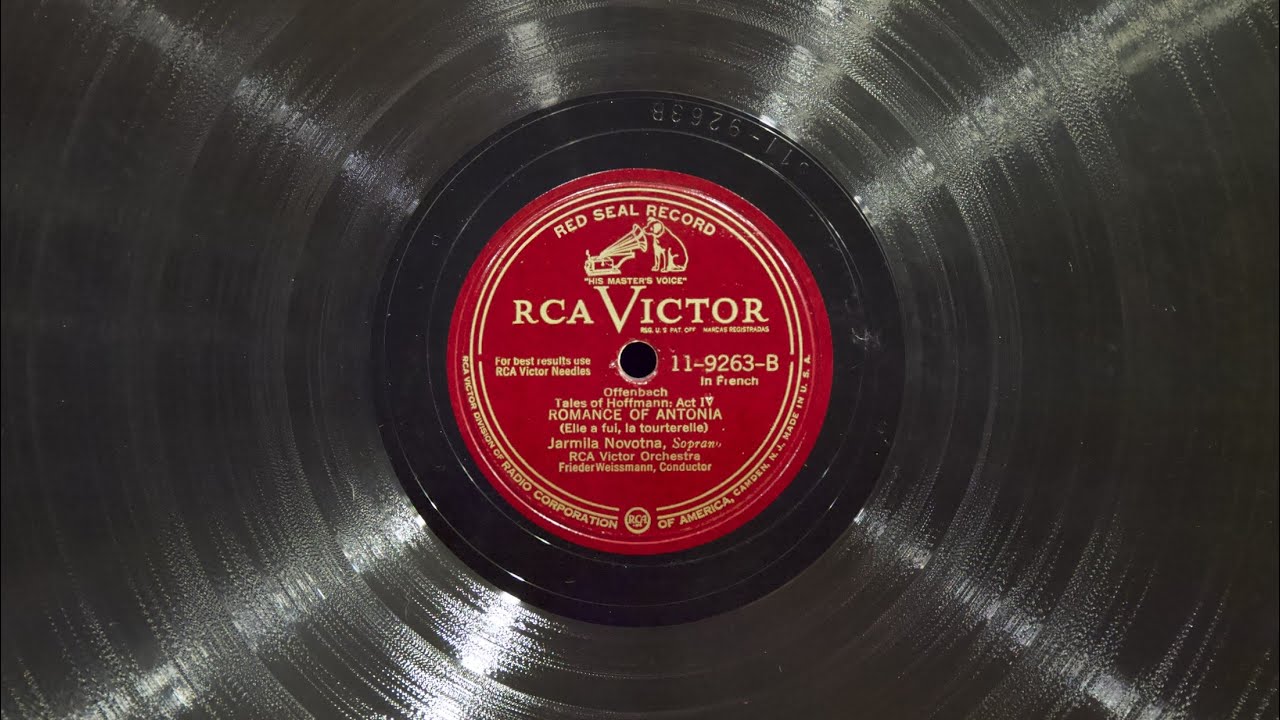Elle a fui, le tourtarelle • Jarmila Novotná (EMG Mark Xb Oversize Gramophone)