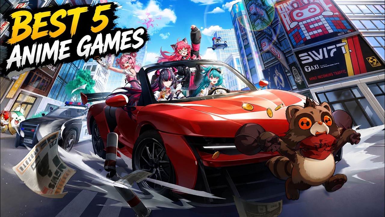 Top 5 High Graphics Anime Games for Android 😍 | Open World, RPG & Multiplayer Games