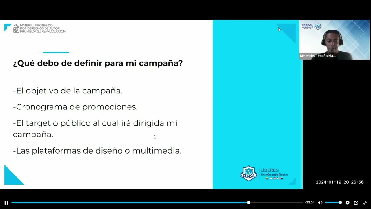 Objetivos de Campa&ntilde;a