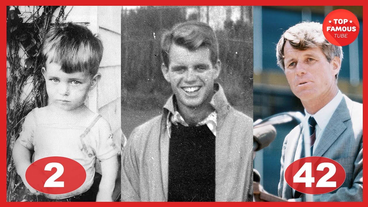 Robert F. Kennedy ⭐ Transformation From 2 To 42 Years Old