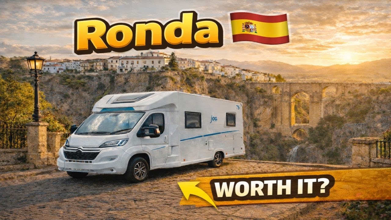 Автопутешествие по Испании. Исследование Ронды и наше пребывание в Area Autocaravanas Ronda.