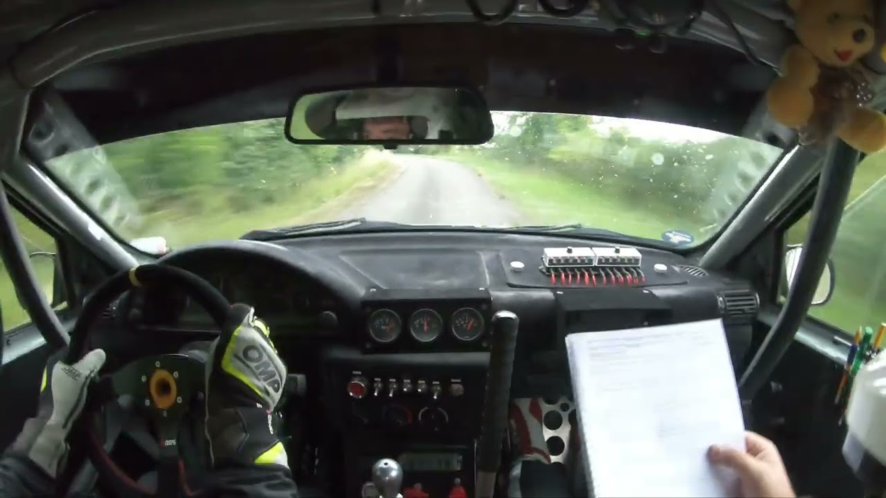 Semi Slick in Dry & WET Competition | Grabfeld Rallye 2024 - WP 3 | Wegel & Weiser | BMW E36 318ti