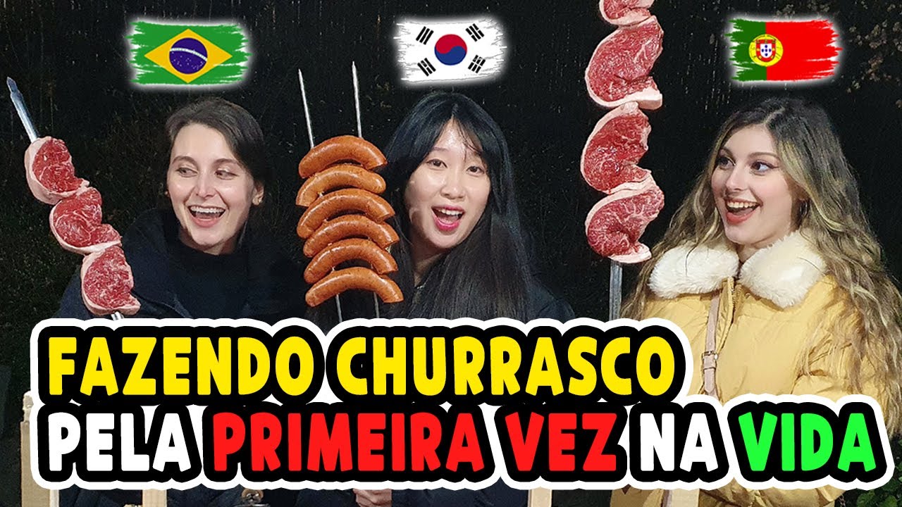 CHURRASCO BRASILEIRO NA COREIA feat. ANA DE PORTUGAL! | Coreaníssima