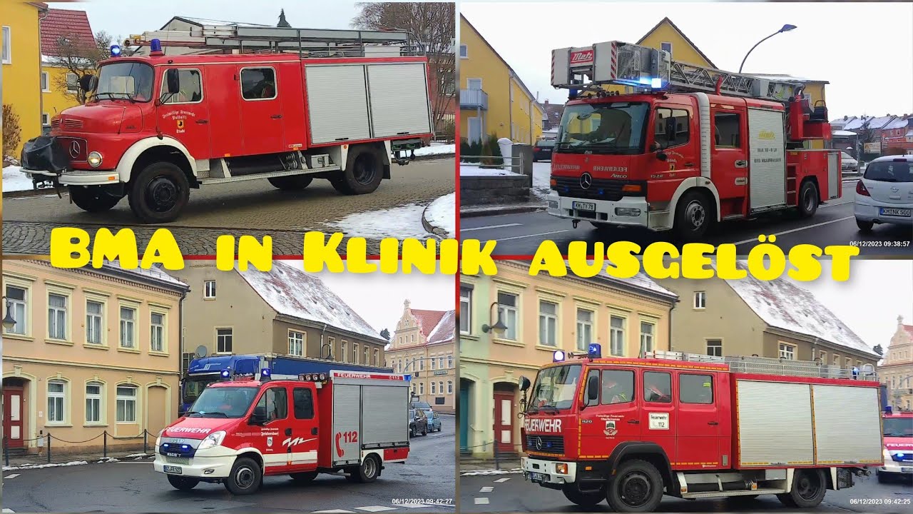 Sirenenalarm + Anrückender FF + Einsatzfahrten FF Pulsnitz, FF Oberlichtenau und der FF Friedersdorf
