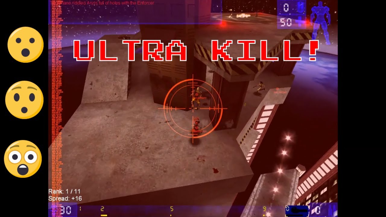 Unreal Tournament GOTY 1999 Gameplay ULTRA KILL/GOD-LIKE