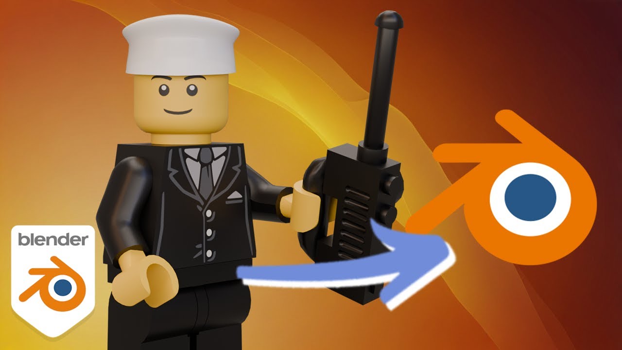 Как импортировать модели Lego в Blender 5.0