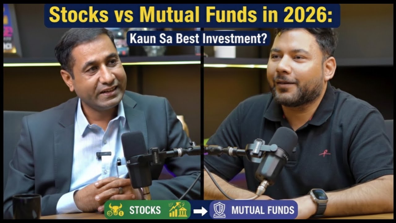 Stocks vs Mutual Funds in 2026: Kaun Sa Best Investment? Full Guide with Gajendra Kothari🔥