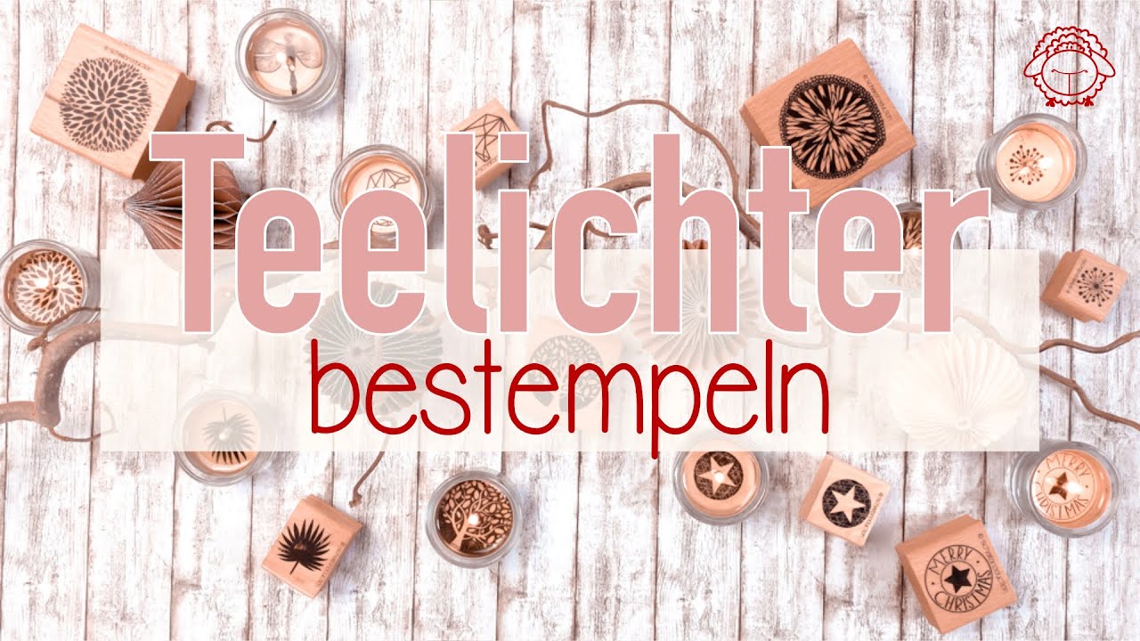 Teelichter bestempeln | Last - Minute - Idee für Weihnachten | schafTV