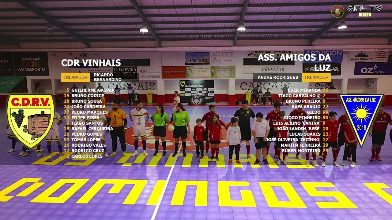 CDR Vinhais ‘B’ x Ass. Amigos da Luz - 2.ª Divisão Futsal Sénior - Jornada 9