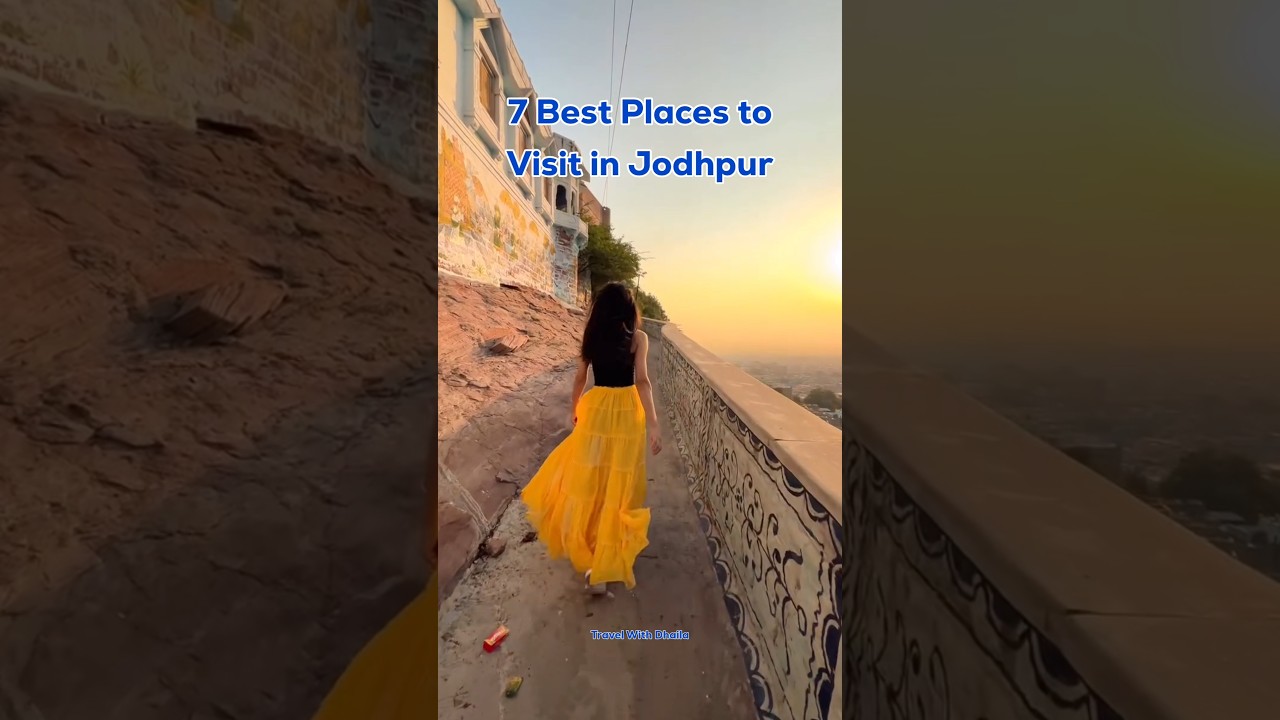 7 Best Places to Visit in Jodhpur 💞 #travel #shorts #jodhpur