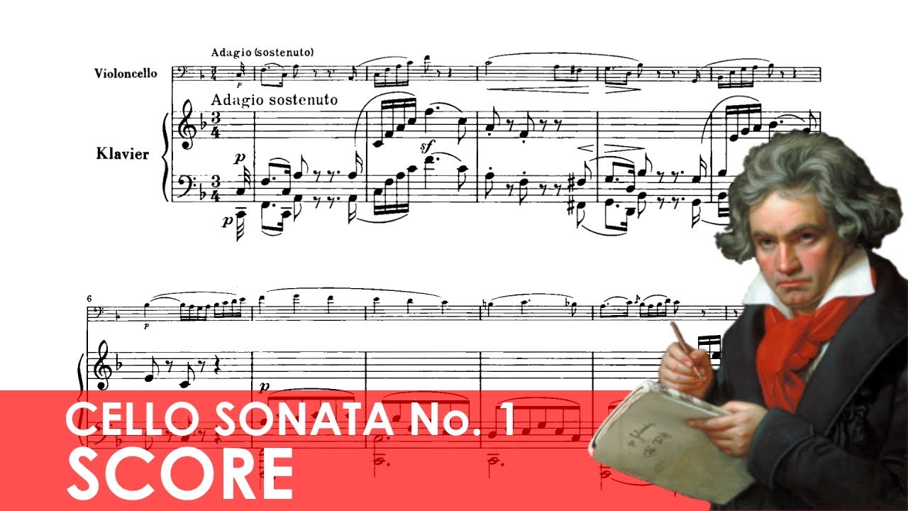 BEETHOVEN Cello Sonata No. 1 in F major (Op. 5, No. 1) Score