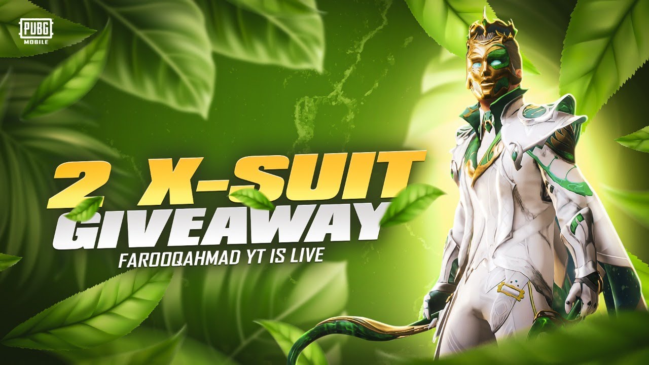2 Silvanus X-Suit Giveaway in Global & BGMI | 🔥 PUBG MOBILE Live 🔥