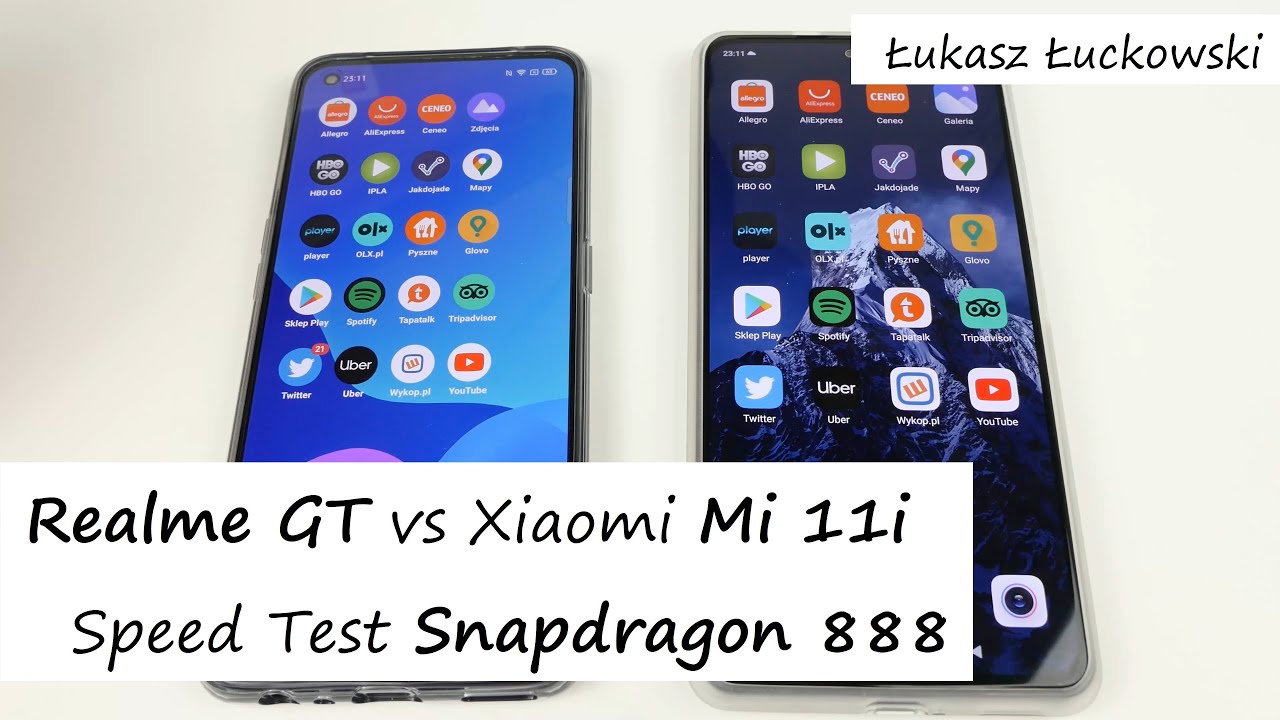 Realme GT vs Xiaomi Mi 11i ❗❗❗ | Speed Test |  Snapdragon 888