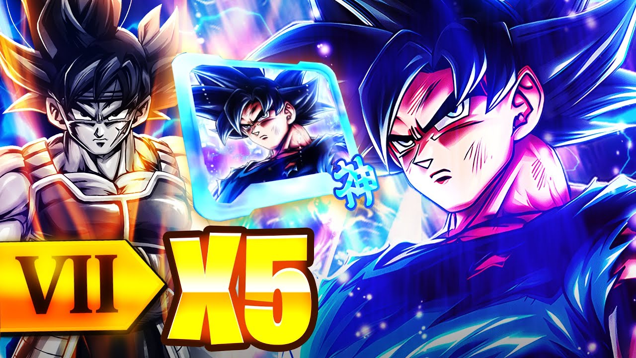 LMAOOOOOOOOOO!!!!! 5X ZENKIA BUFFED ULTRA UI GOKU WITH PLAT EQUIP!!! (Dragon Ball Legends)