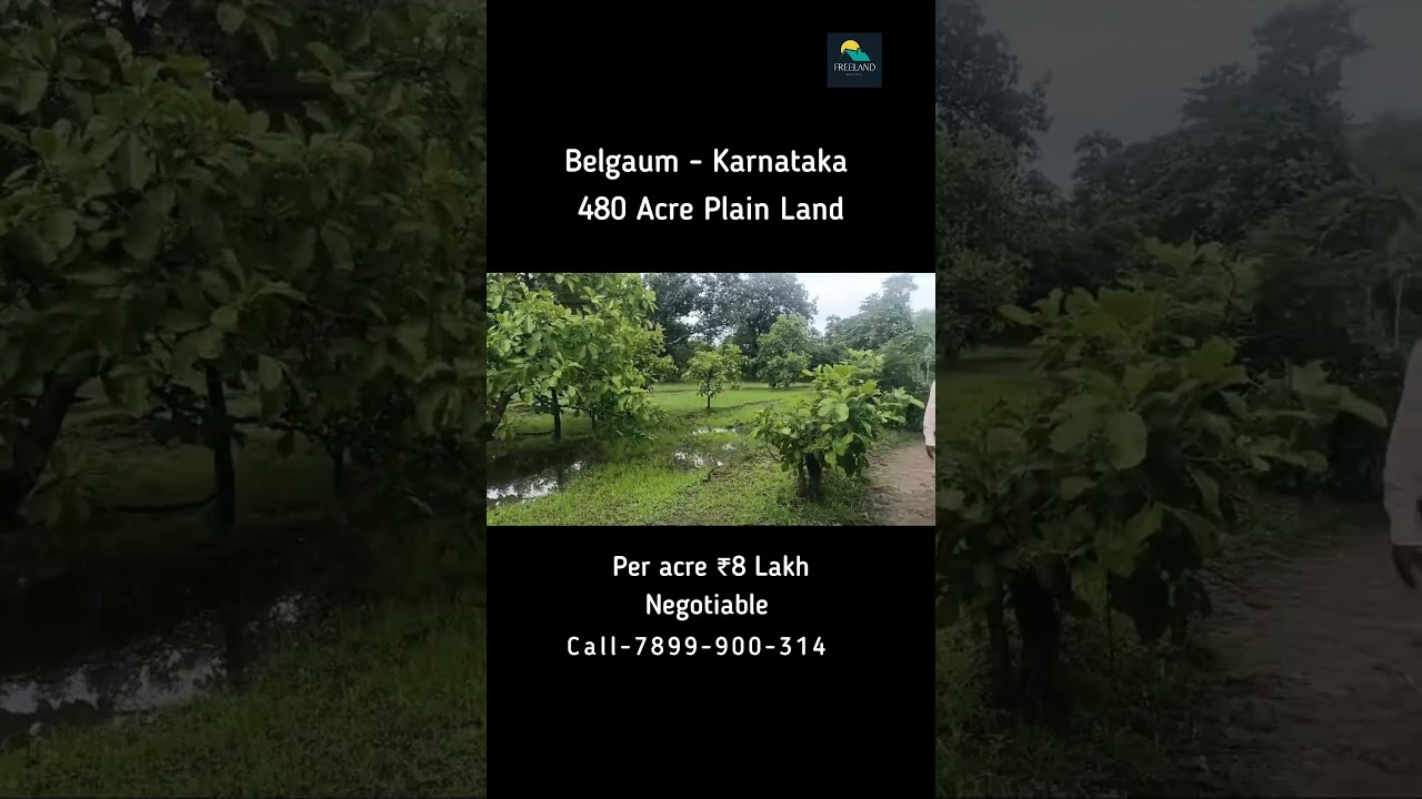 480 Acre Plan Agricultural land For Sale | Ghanapura | Belgaum | Karnataka Diaryfarm goatfarm