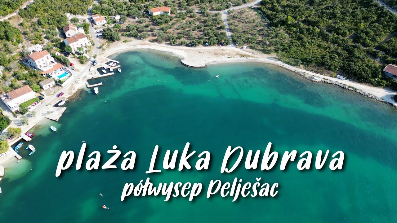 Pelješac plaża Luka Dubrava 07/2024 Chorwacja 2024 / Pelješac Luka Dubrava beach Croatia 2024