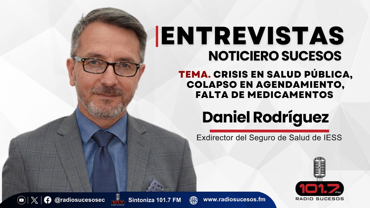 Entrevista  Daniel Rodríguez, Ex Director del Seguro de Salud de IESS